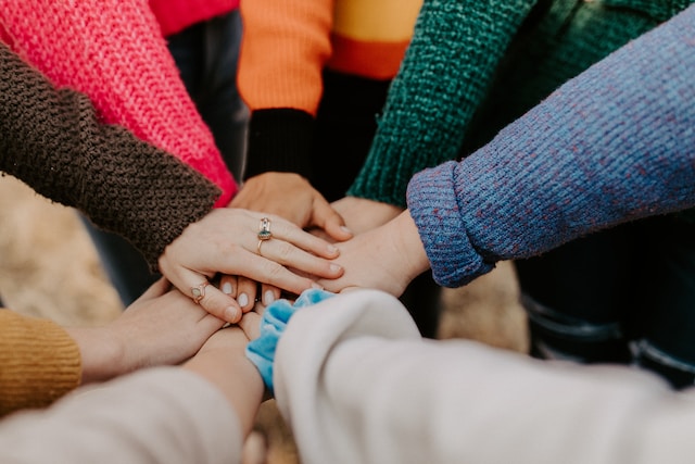 women in groups