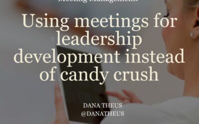 Dear Dana Workplace Advice: How to Run a Meeting When You’re not in Charge