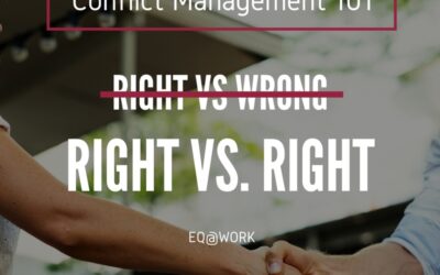 Conflict Management Trick: RIGHT vs. RIGHT